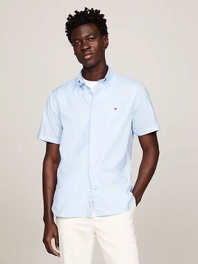 Short Sleeve Men’s Button-Up Shirt